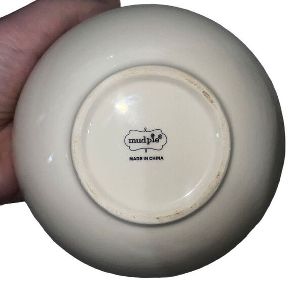 Mud Pie Ceramic Candy Dish 3D Santa Sits Ho Ho Ho Christmas Trinket Bowl Holiday - Picture 7 of 9